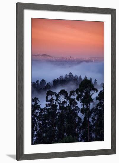 Alt Views Epic Fog Bau Area Hills San Francisco Skyline Morning Light-Vincent James-Framed Photographic Print