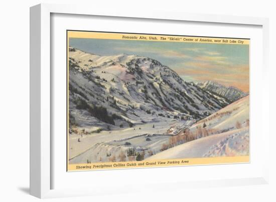 Alta Ski Basin, Utah-null-Framed Art Print