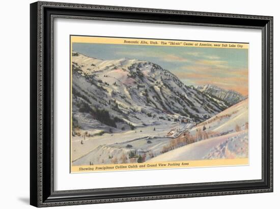 Alta Ski Basin, Utah-null-Framed Art Print