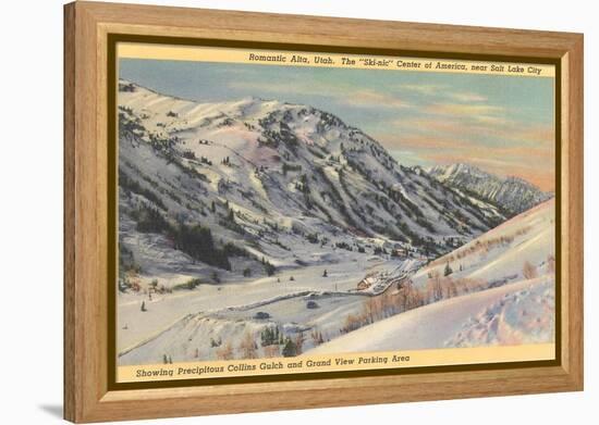 Alta Ski Basin, Utah-null-Framed Stretched Canvas