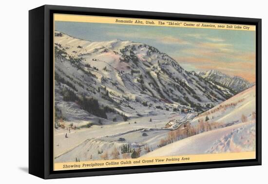 Alta Ski Basin, Utah-null-Framed Stretched Canvas