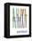 Alta, Utah, Skis in the Snow-Lantern Press-Framed Stretched Canvas