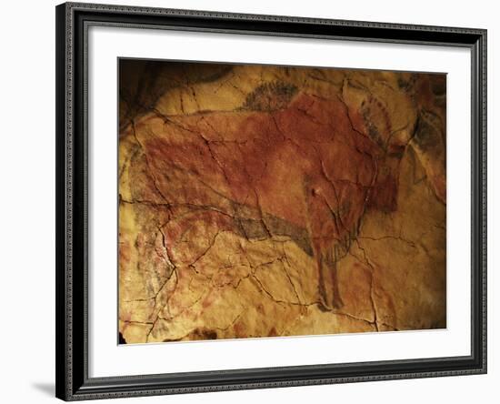 Altamira Cave Painting of a Bison-Javier Trueba-Framed Photographic Print