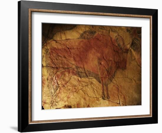 Altamira Cave Painting of a Bison-Javier Trueba-Framed Photographic Print
