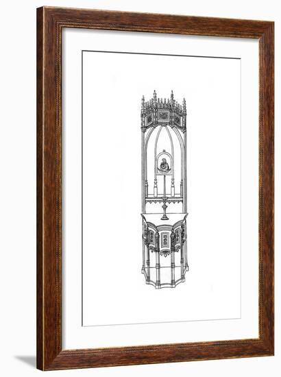 Altar, C15th Century-Henry Shaw-Framed Giclee Print