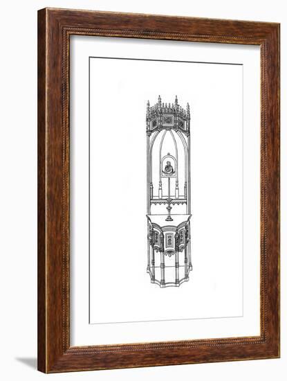 Altar, C15th Century-Henry Shaw-Framed Giclee Print