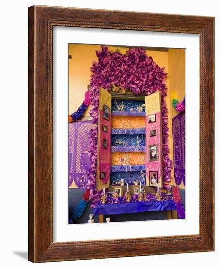 Altar, Day of the Dead, Patzcuaro, Michoacan State, Mexico, North America-Wendy Connett-Framed Photographic Print