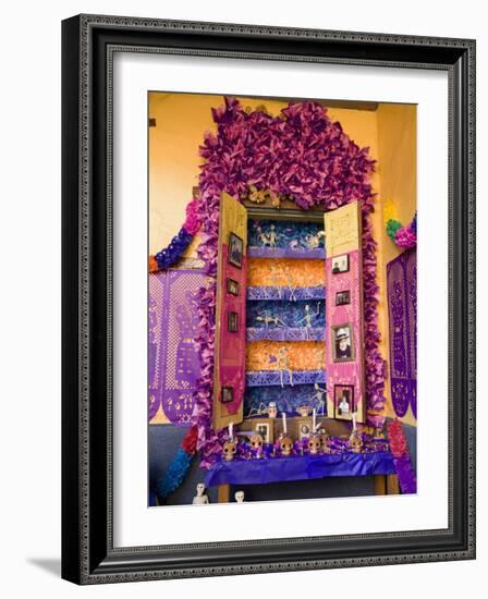 Altar, Day of the Dead, Patzcuaro, Michoacan State, Mexico, North America-Wendy Connett-Framed Photographic Print