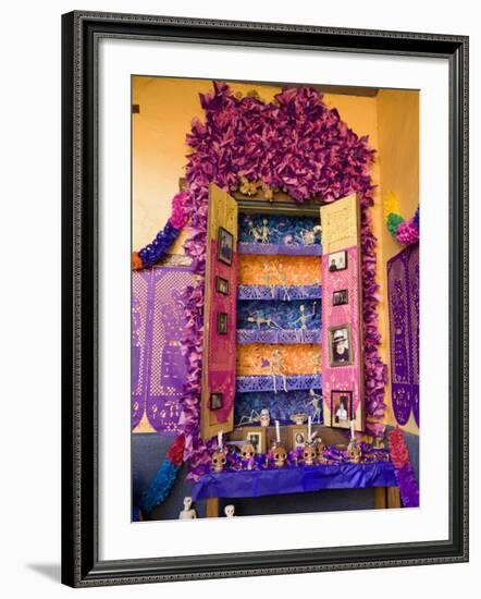 Altar, Day of the Dead, Patzcuaro, Michoacan State, Mexico, North America-Wendy Connett-Framed Photographic Print