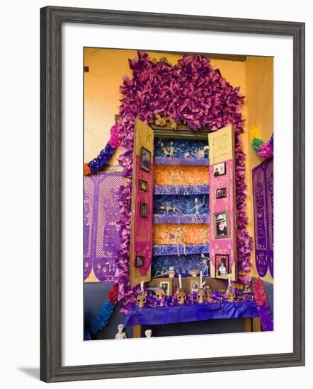 Altar, Day of the Dead, Patzcuaro, Michoacan State, Mexico, North America-Wendy Connett-Framed Photographic Print