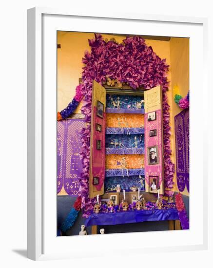 Altar, Day of the Dead, Patzcuaro, Michoacan State, Mexico, North America-Wendy Connett-Framed Photographic Print