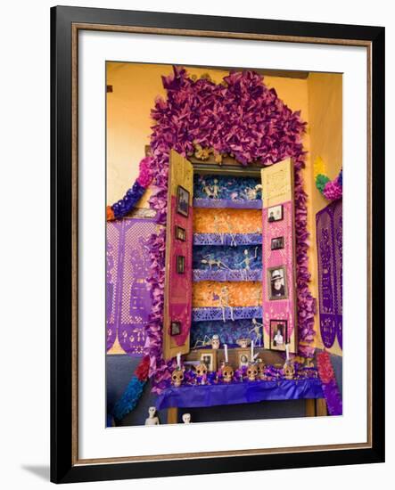 Altar, Day of the Dead, Patzcuaro, Michoacan State, Mexico, North America-Wendy Connett-Framed Photographic Print