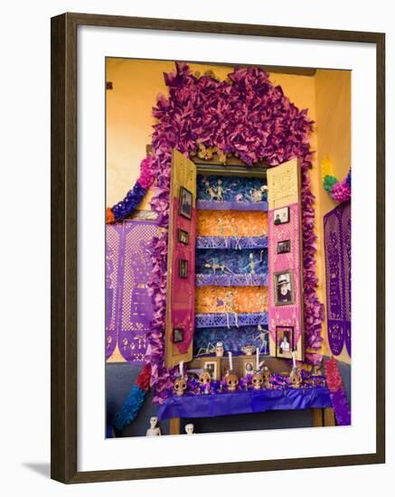 Altar, Day of the Dead, Patzcuaro, Michoacan State, Mexico, North America-Wendy Connett-Framed Photographic Print