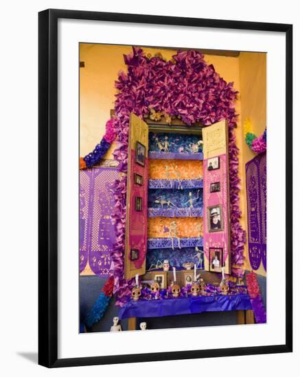 Altar, Day of the Dead, Patzcuaro, Michoacan State, Mexico, North America-Wendy Connett-Framed Photographic Print