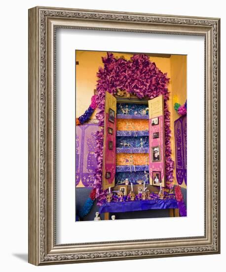 Altar, Day of the Dead, Patzcuaro, Michoacan State, Mexico, North America-Wendy Connett-Framed Photographic Print