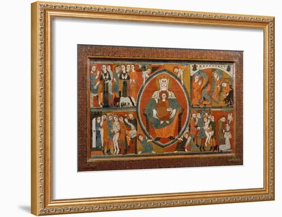 Altar Frontal from St. Margaret De Vilaseca, 12th Century-null-Framed Giclee Print