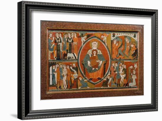 Altar Frontal from St. Margaret De Vilaseca, 12th Century-null-Framed Giclee Print