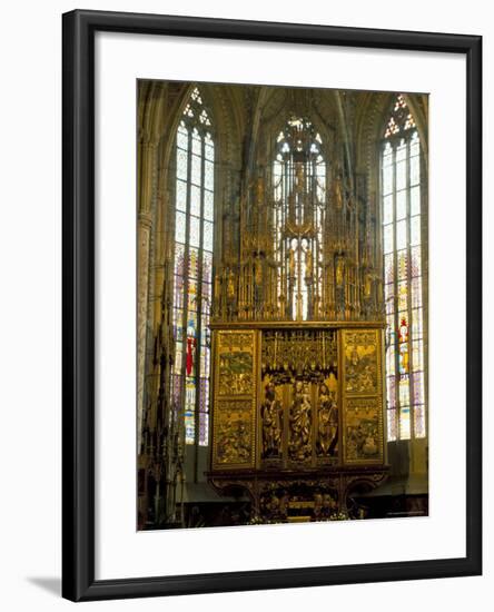 Altar in 14th Century Church of St. Jacob, Levoca, Slovakia-Upperhall-Framed Photographic Print