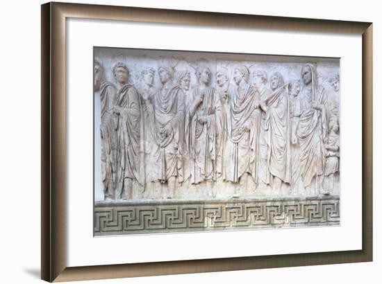 Altar of Augustan Peace (Ara Pacis Augustae)-null-Framed Photographic Print