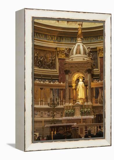 Altar of St. Stephen's Basilica (Szent Istavan Bazilika) Neo-Renassance Church, Budapest, Hungary-Kimberly Walker-Framed Premier Image Canvas