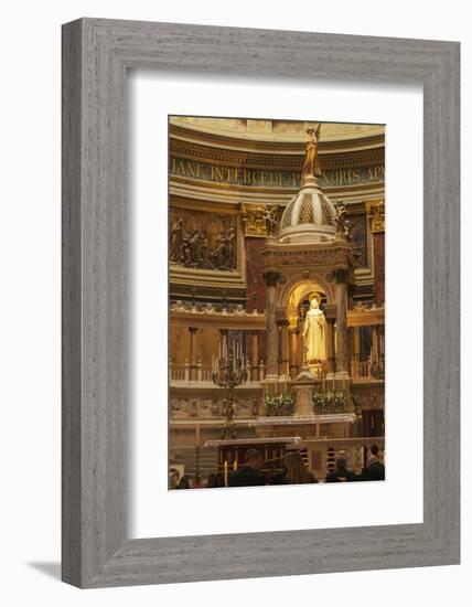 Altar of St. Stephen's Basilica (Szent Istavan Bazilika) Neo-Renassance Church, Budapest, Hungary-Kimberly Walker-Framed Photographic Print