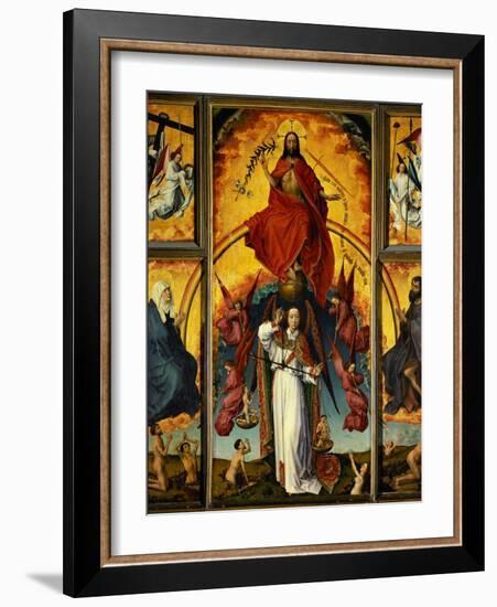 Altar of the Last Judgement-Rogier van der Weyden-Framed Giclee Print