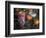 Altar Offering Decorated with Flowers, Fruit and a Candle for Day of the Dead, Oaxaca, Mexico-Judith Haden-Framed Photographic Print