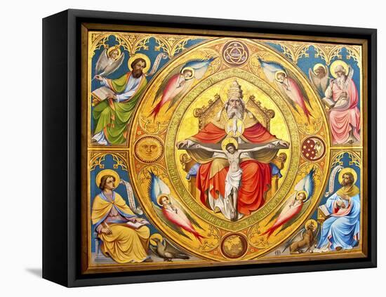 Altar Painting, Cologne, Germany-Miva Stock-Framed Premier Image Canvas