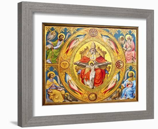 Altar Painting, Cologne, Germany-Miva Stock-Framed Premium Photographic Print