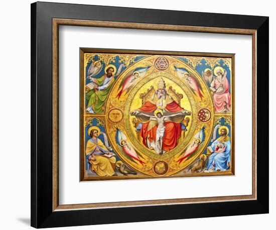 Altar Painting, Cologne, Germany-Miva Stock-Framed Photographic Print