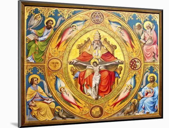 Altar Painting, Cologne, Germany-Miva Stock-Mounted Photographic Print