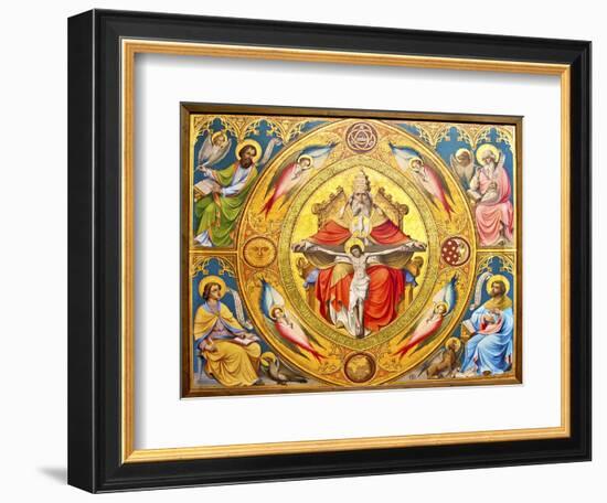 Altar Painting, Cologne, Germany-Miva Stock-Framed Photographic Print