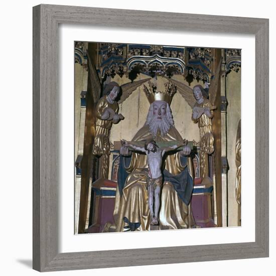 Altar-piece of God the Father, 15th century. Artist: Unknown-Unknown-Framed Giclee Print