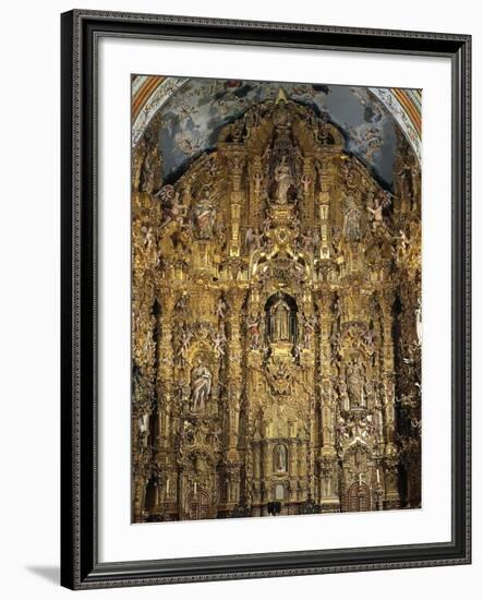 Altarpiece Dedicated to St. Francis Xavier, 1753-Miguel Cabrera-Framed Giclee Print