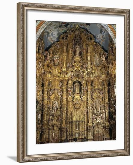 Altarpiece Dedicated to St. Francis Xavier, 1753-Miguel Cabrera-Framed Giclee Print