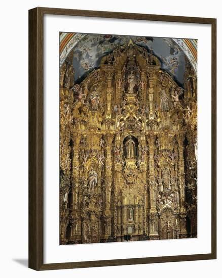 Altarpiece Dedicated to St. Francis Xavier, 1753-Miguel Cabrera-Framed Giclee Print