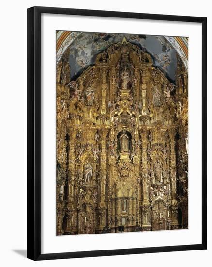 Altarpiece Dedicated to St. Francis Xavier, 1753-Miguel Cabrera-Framed Giclee Print