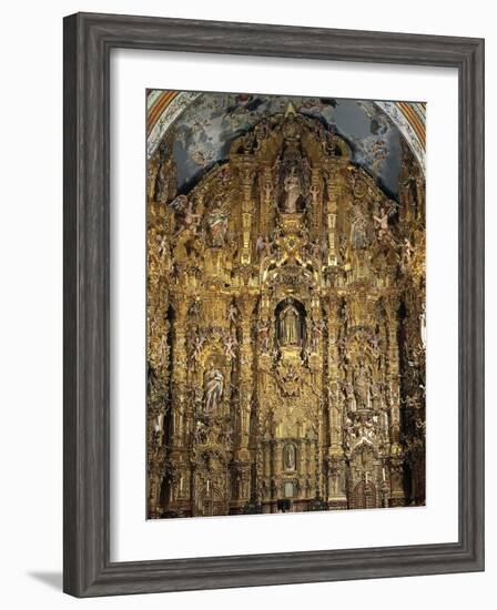 Altarpiece Dedicated to St. Francis Xavier, 1753-Miguel Cabrera-Framed Giclee Print