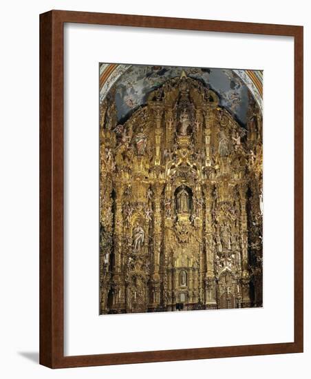 Altarpiece Dedicated to St. Francis Xavier, 1753-Miguel Cabrera-Framed Giclee Print