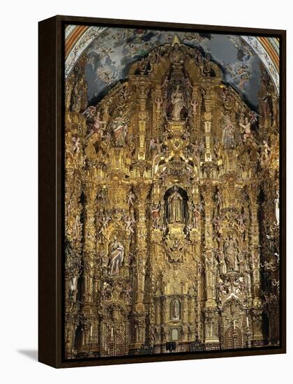 Altarpiece Dedicated to St. Francis Xavier, 1753-Miguel Cabrera-Framed Premier Image Canvas