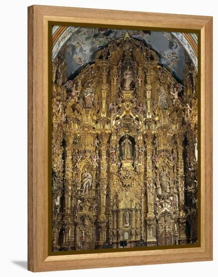 Altarpiece Dedicated to St. Francis Xavier, 1753-Miguel Cabrera-Framed Premier Image Canvas