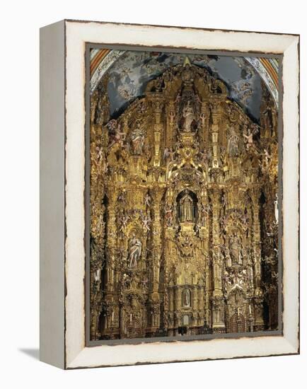 Altarpiece Dedicated to St. Francis Xavier, 1753-Miguel Cabrera-Framed Premier Image Canvas