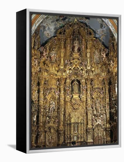 Altarpiece Dedicated to St. Francis Xavier, 1753-Miguel Cabrera-Framed Premier Image Canvas