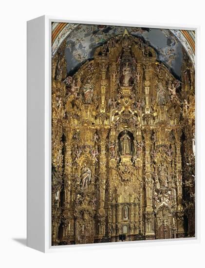 Altarpiece Dedicated to St. Francis Xavier, 1753-Miguel Cabrera-Framed Premier Image Canvas