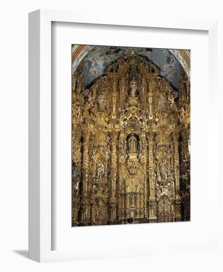 Altarpiece Dedicated to St. Francis Xavier, 1753-Miguel Cabrera-Framed Giclee Print