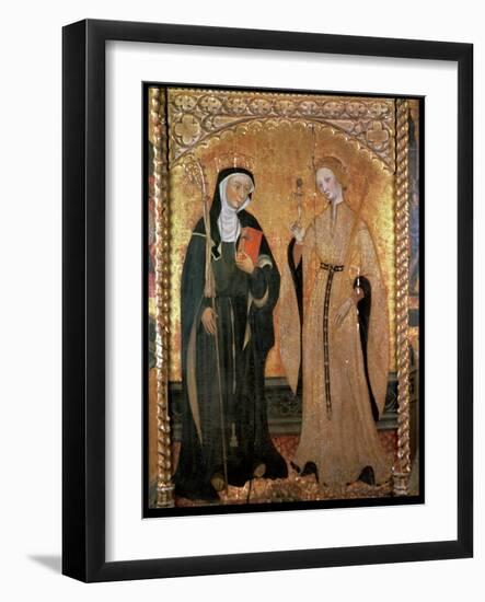 Altarpiece of Saint Eulalia and Saint Claire-null-Framed Giclee Print