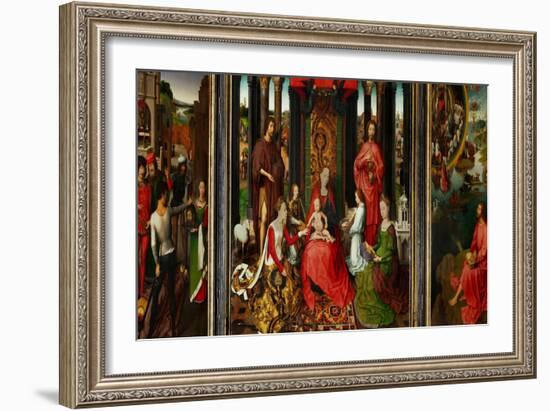 Altarpiece of St. John the Baptist and St. John the Evangelist, 1474-79-Hans Memling-Framed Giclee Print