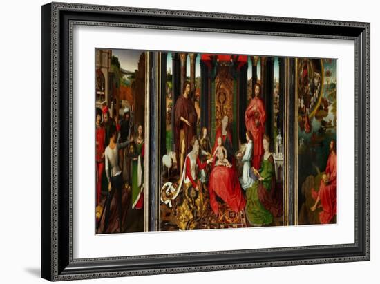 Altarpiece of St. John the Baptist and St. John the Evangelist, 1474-79-Hans Memling-Framed Giclee Print