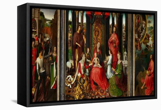 Altarpiece of St. John the Baptist and St. John the Evangelist, 1474-79-Hans Memling-Framed Premier Image Canvas