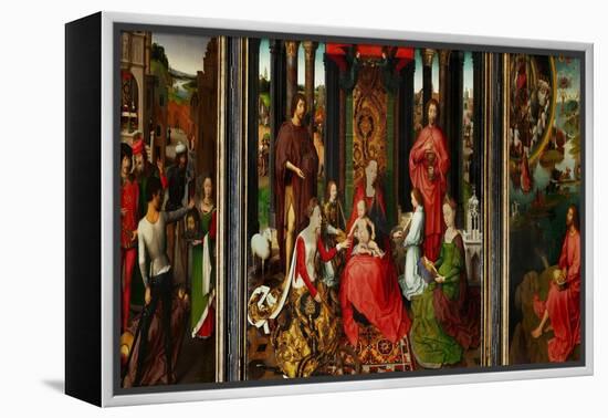 Altarpiece of St. John the Baptist and St. John the Evangelist, 1474-79-Hans Memling-Framed Premier Image Canvas